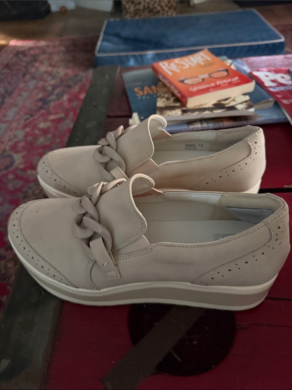 Dolce Vita Chunky Platform Loafers – Cream / Beige – Size 10 – NWOT